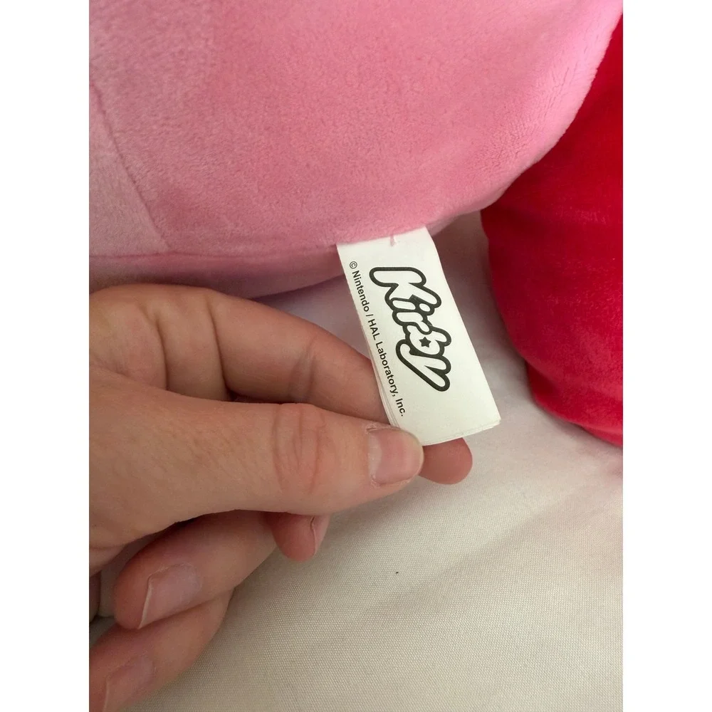 Nintendo Kirby Sleep Plush Pink Character Blue Nightcap Stuffed Toy 12 Inch